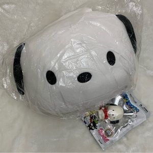NWT! & Last One!! Pochacco Cushion Plush & Squishy Set!! Perfect for Gifting :)